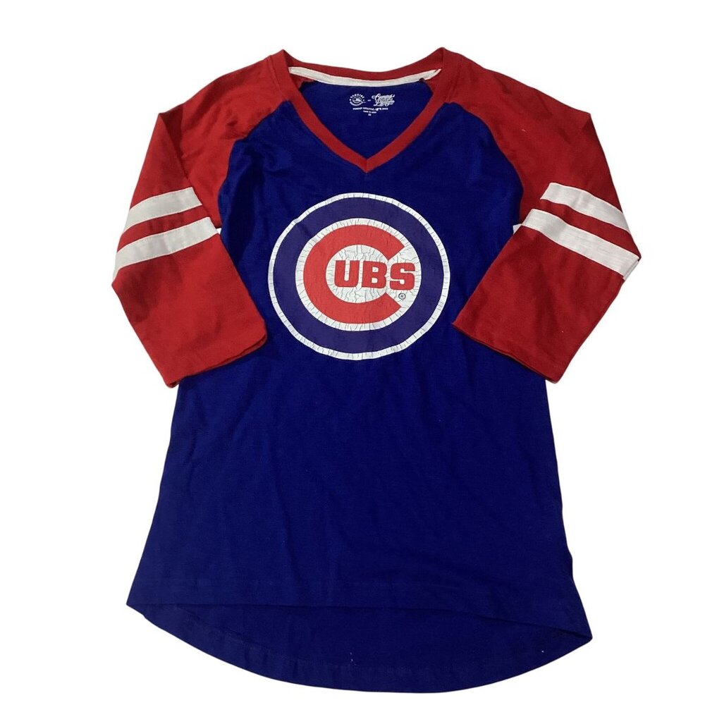 Cubs Women's Size XS Genuine MLB Campus Lifestyles 3/4 Sleeve NWOT
